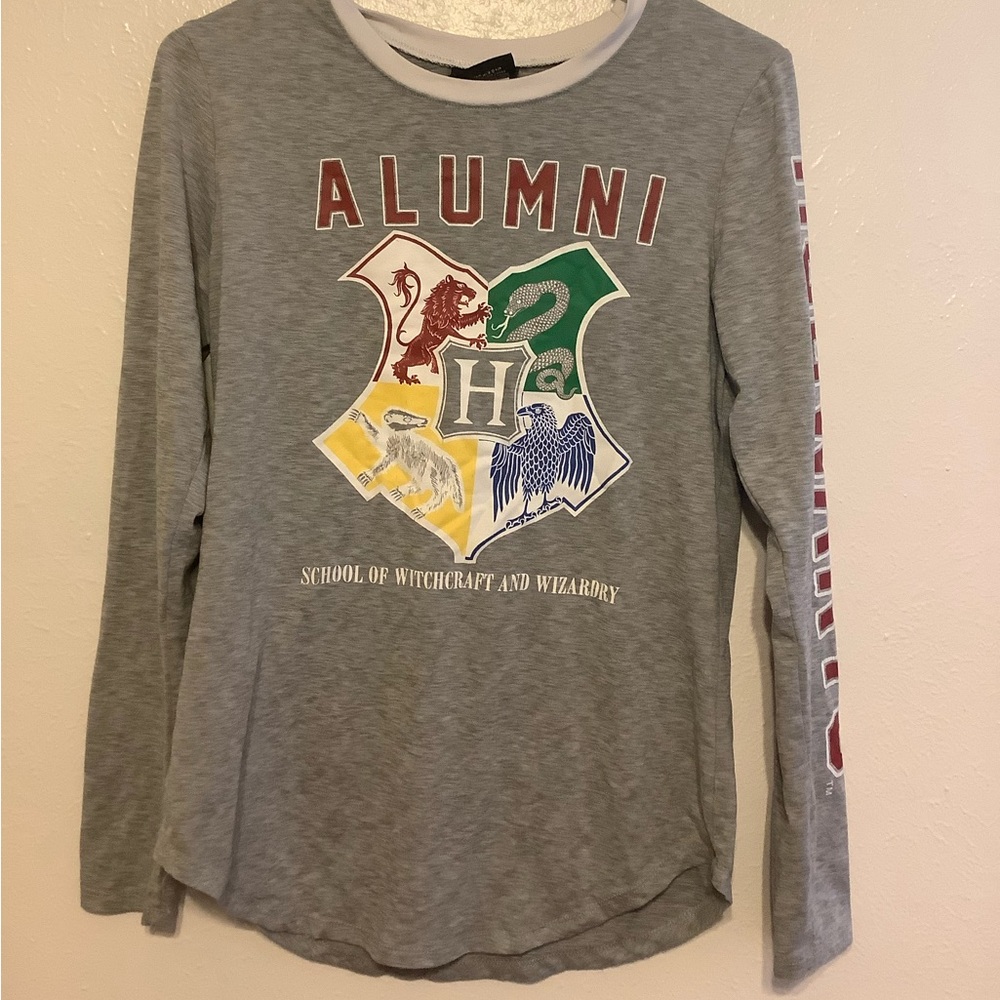 Harry Potter, Long Sleeve, Grey